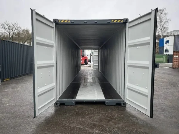 Container 40′ High Cube Double Door Nuovo (2023) – RAL 7016 - immagine 2