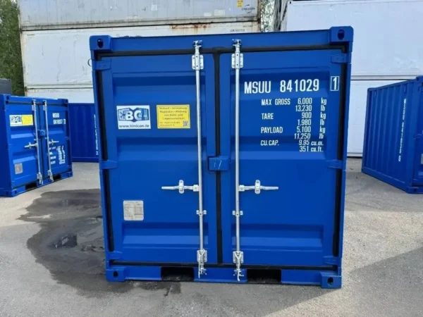 Container Magazzino 8 Piedi Nuovo – Robusta Costruzione (RAL 5010) - immagine 3