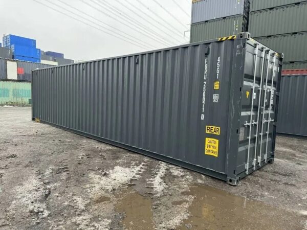 Container 40′ High Cube Double Door Nuovo (2023) – RAL 7016 - immagine 4