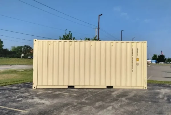 Container 20 Piedi ‘Primo Viaggio’ con Lockbox e Tasche Muletto - immagine 2