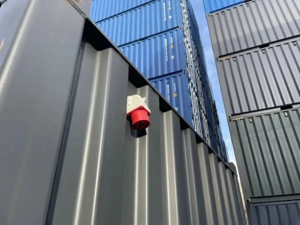 Container 20 Piedi Nuovo con Pavimento in Acciaio e Luce – RAL 7016 - immagine 5