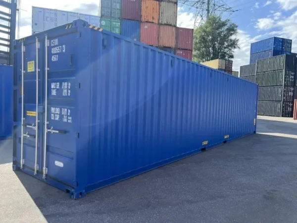 Container 40 Piedi High Cube Nuovo (Primo Viaggio) – RAL 5010 - immagine 3